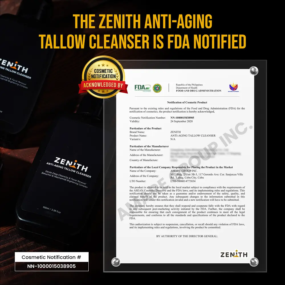Cleanser FDA Cetification