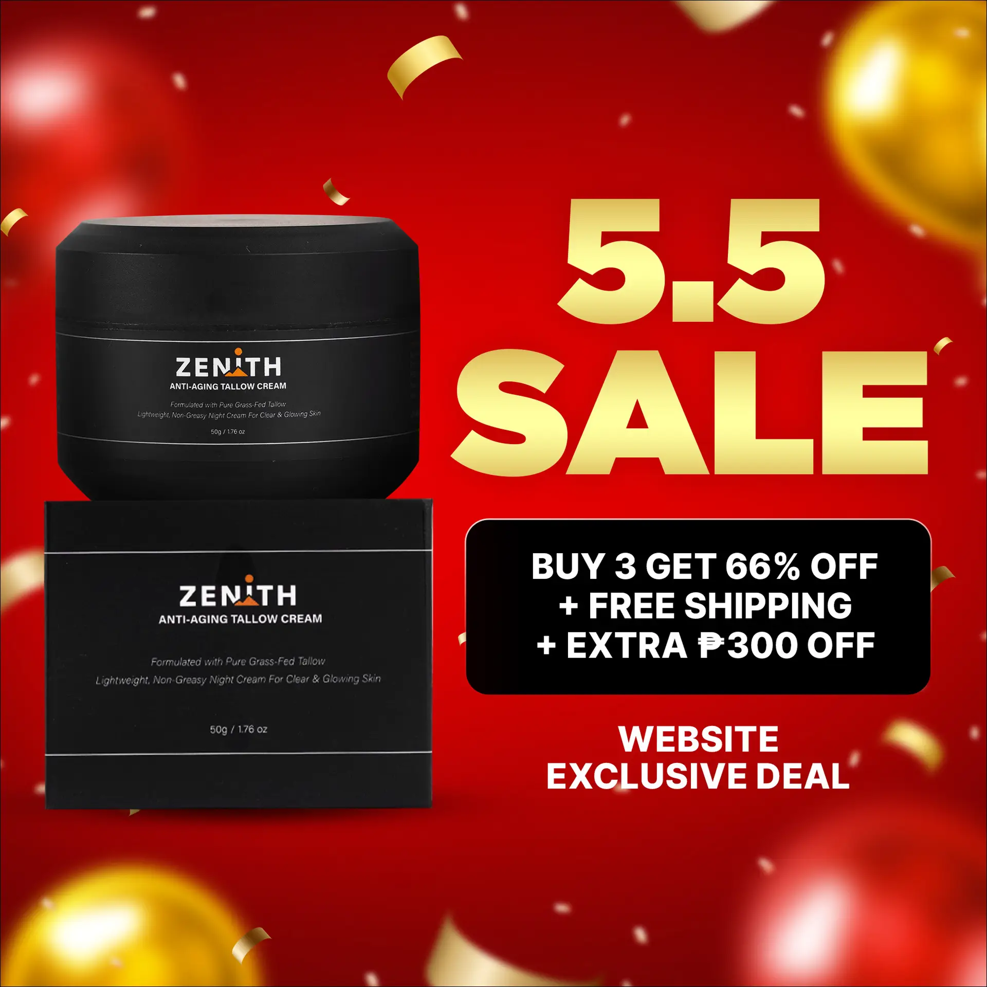 5.5 Sale 2026 Product Page cream