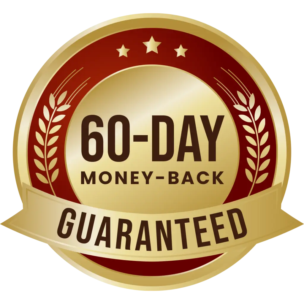 60 day money back guarantee