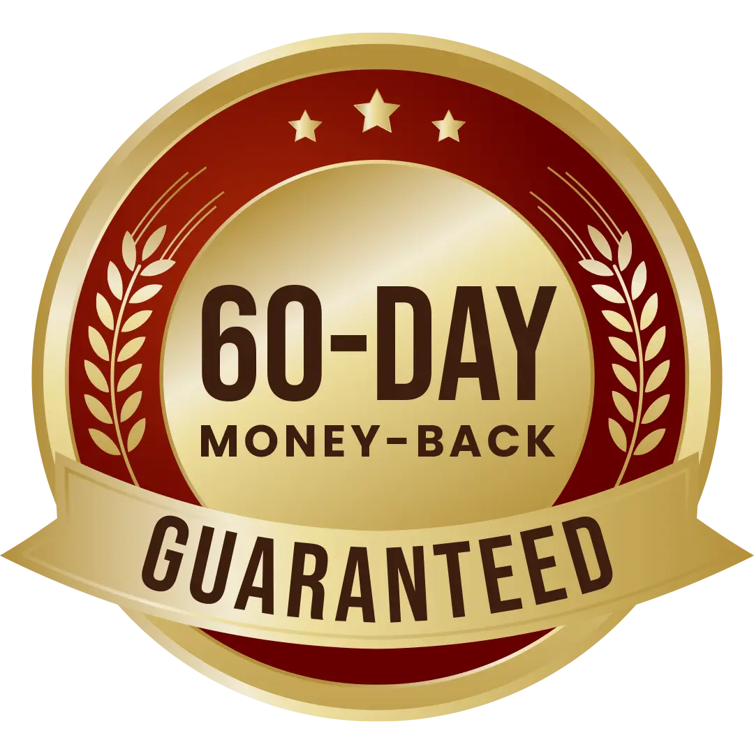 60 day money back guarantee