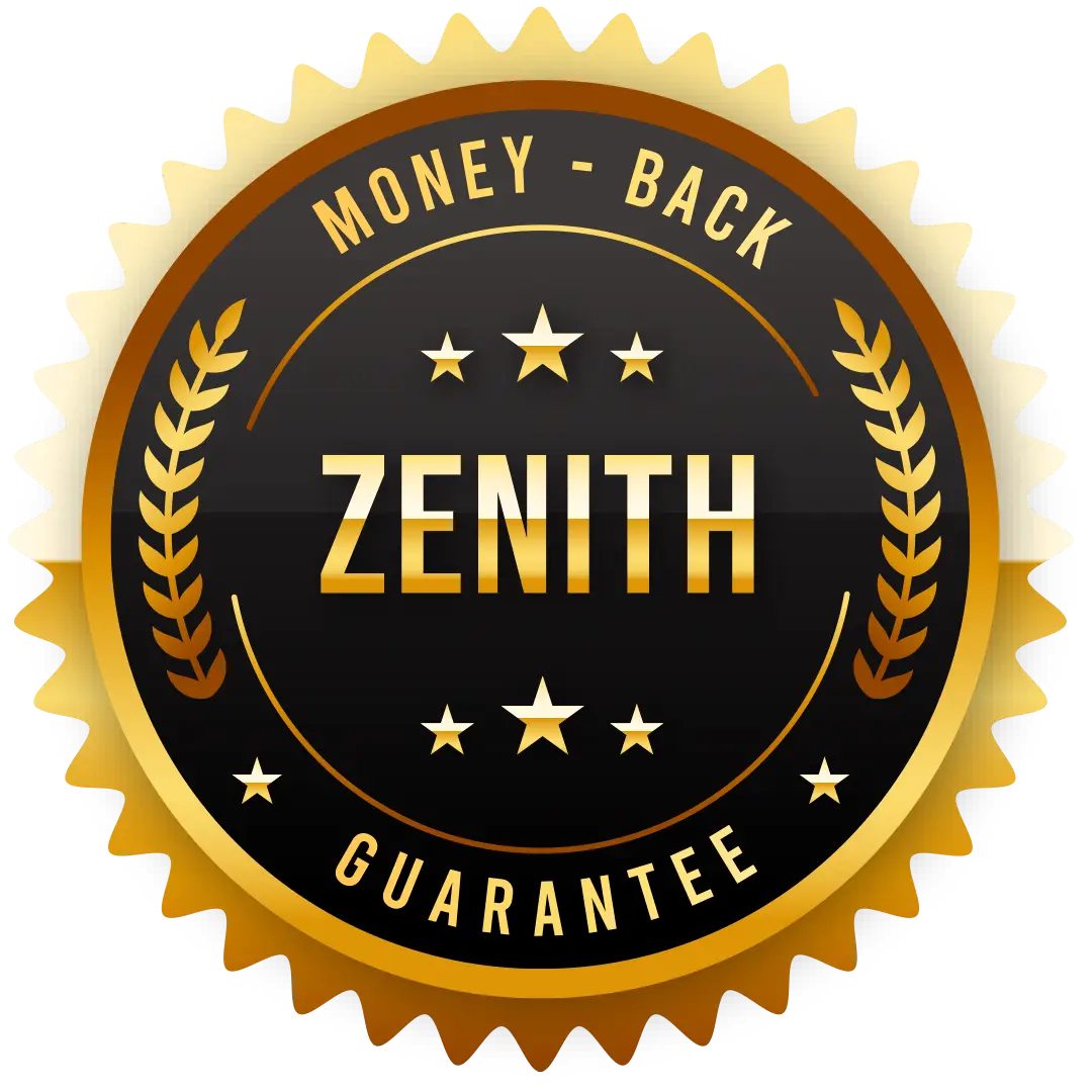 Zenith money back guarantee